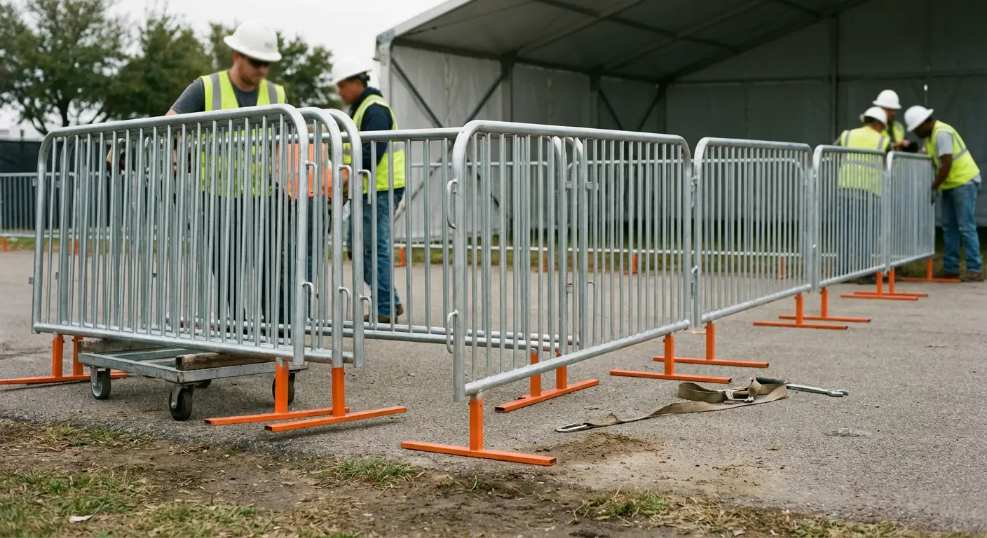 Pedestrian Barricades in Lodi, CA