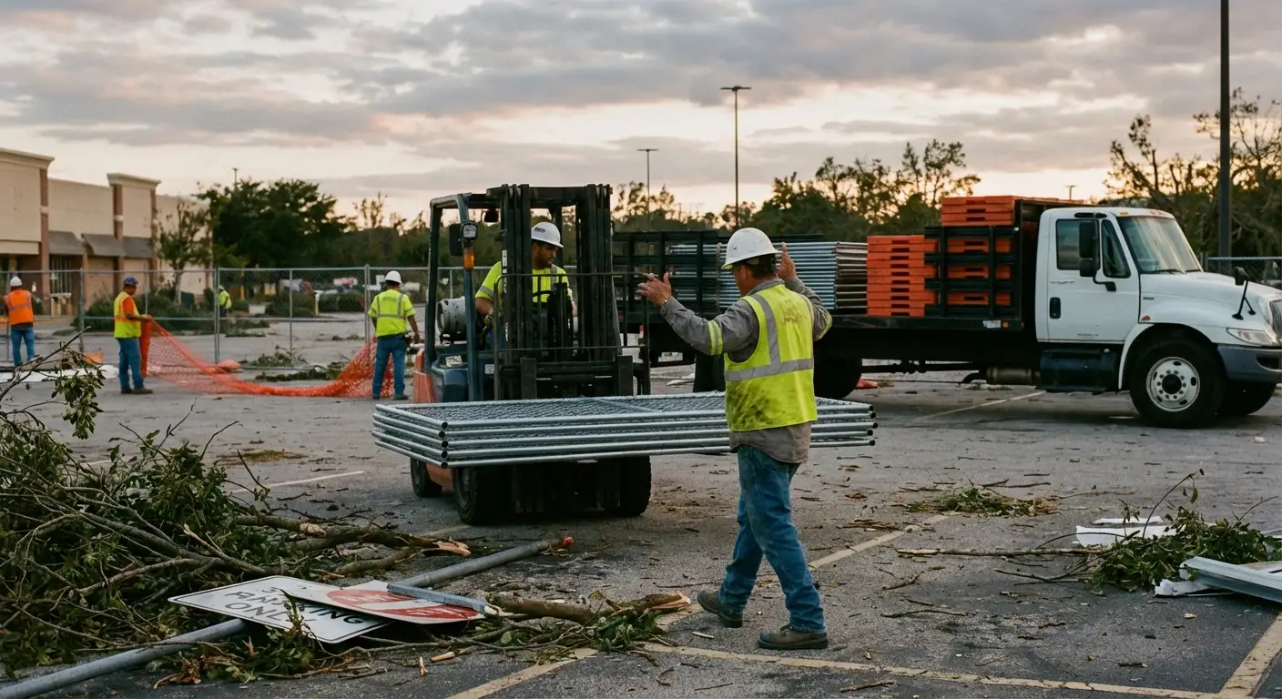 Emergency fencing deployment in Lodi, CA