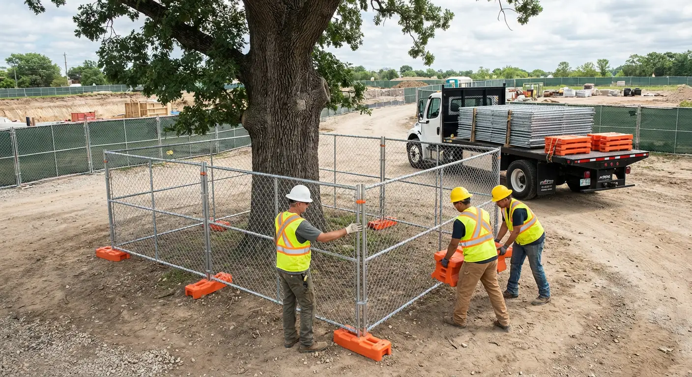 Temporary gate rental and secure perimeter fencing in Lodi, CA