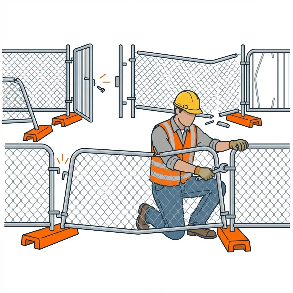 Diagram showing crowd control failure points and safety zones in Lodi, CA